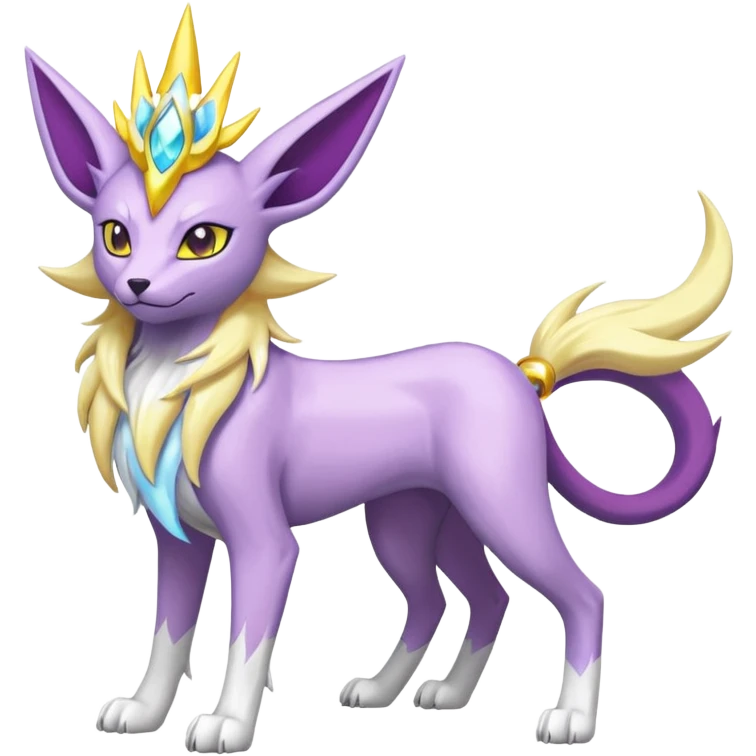 Raikou-Solgaleo-Espeon-Celestia-Electrike-Manectric-fusion-creature (full body) emoji