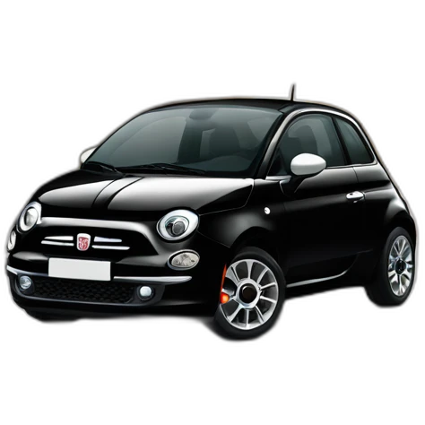 black 2010’s fiat 500 emoji