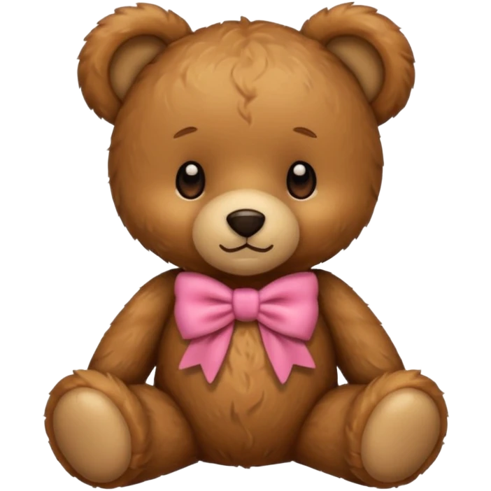 Teddy best with a bow  emoji