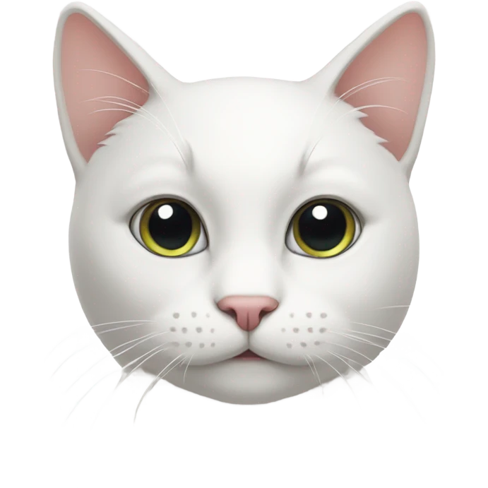 White cat emoji