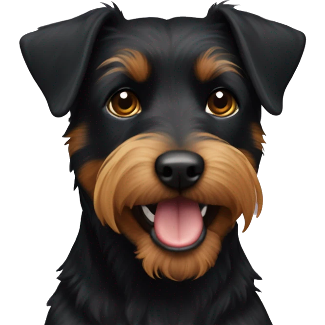 Black jagdterrier   emoji