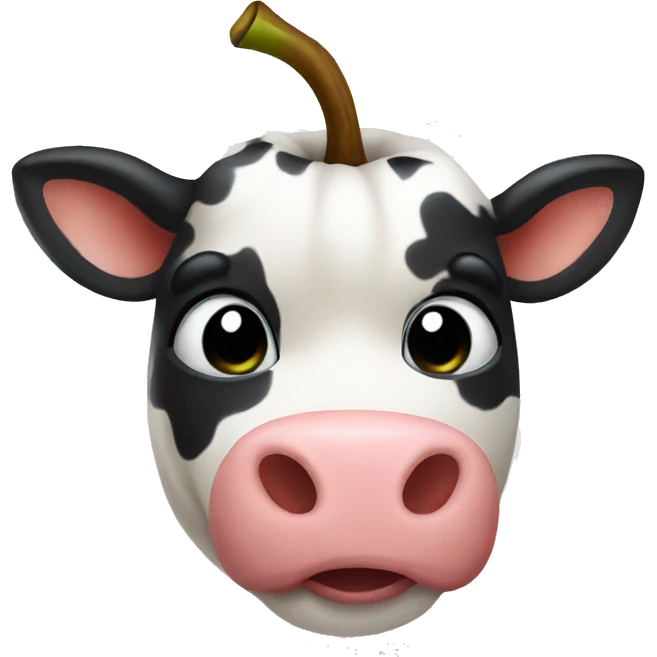 cow apple emoji