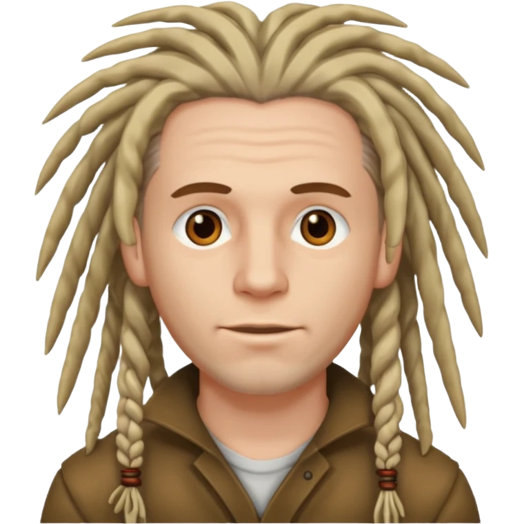 white man with dreadlocks emoji