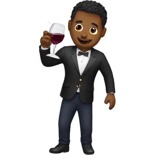 gays with wine  emoji
