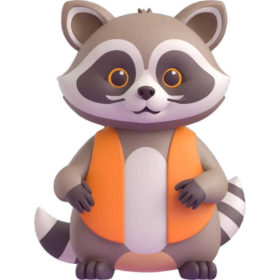 raccoon emoji