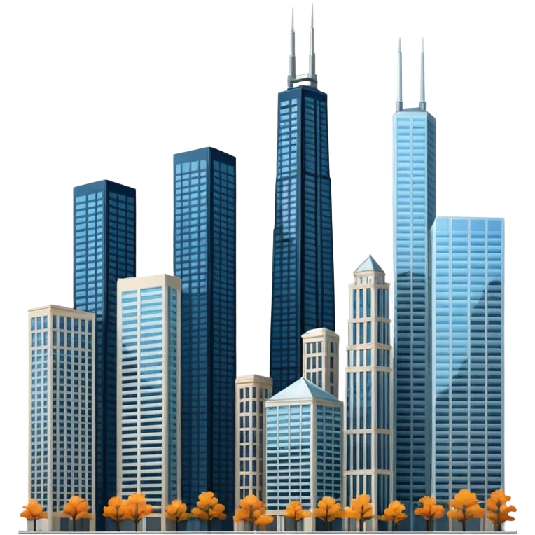 Chicago buildings emoji