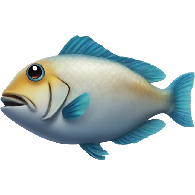 fish that looks like a car emoji