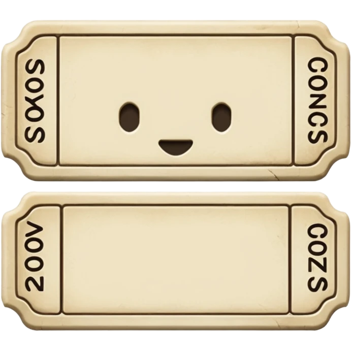 ivory ticket emoji