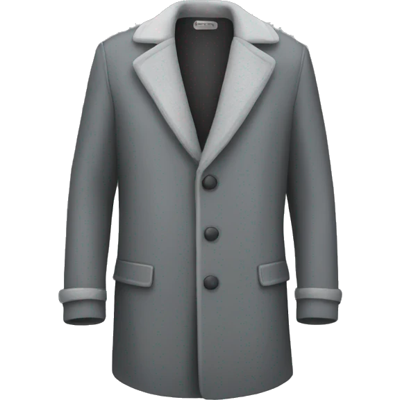 coat grey emoji