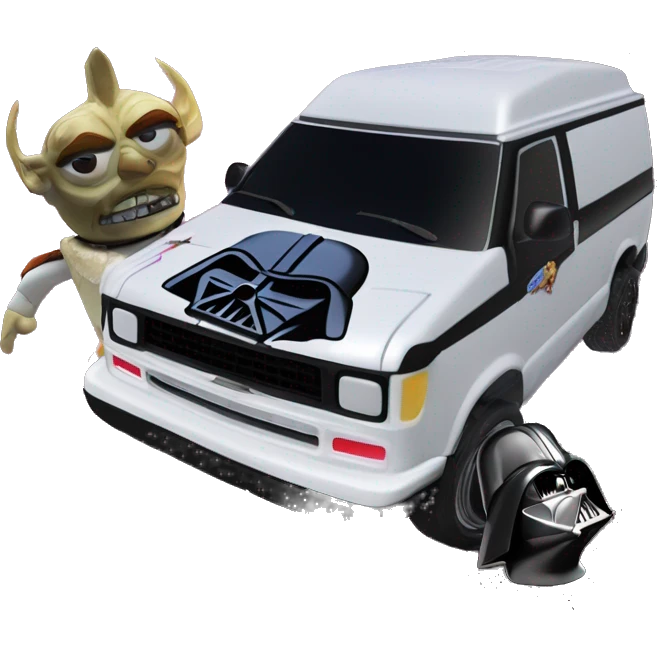 Toy Story Darth Vader themed rc car van emoji