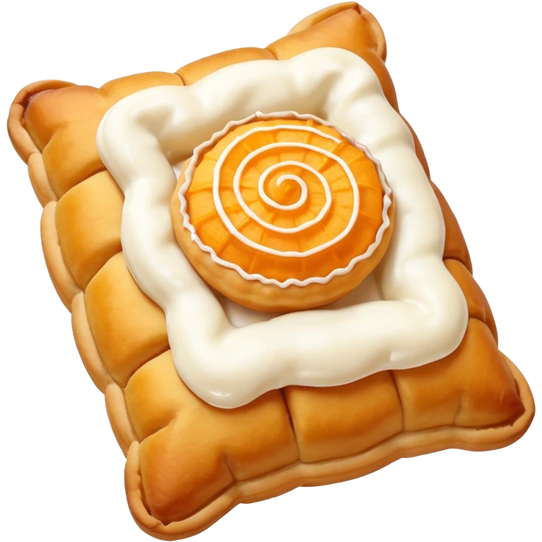 pastelito de batata, traditional Argentine pastry, golden fried dough, orange sweet potato filling, sugar glaze, viewed from above emoji