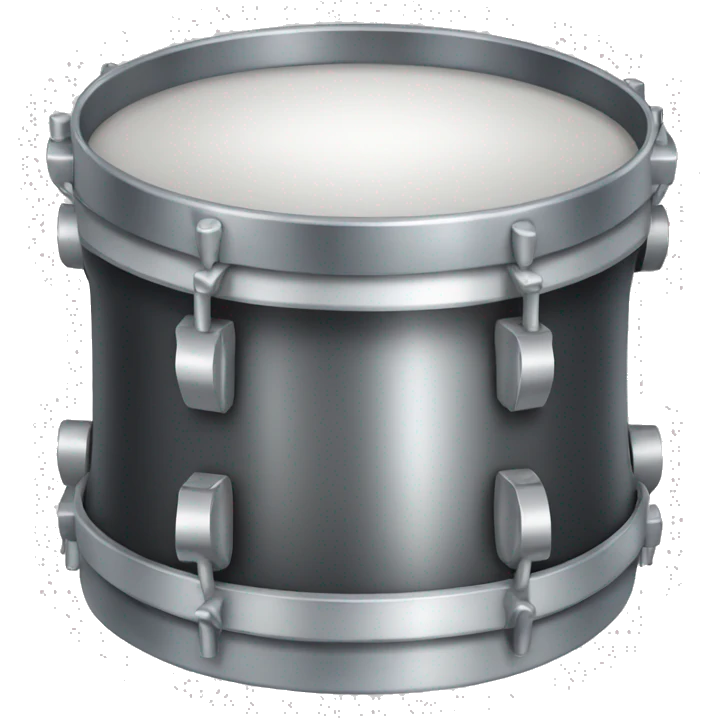 A metal drums emoji