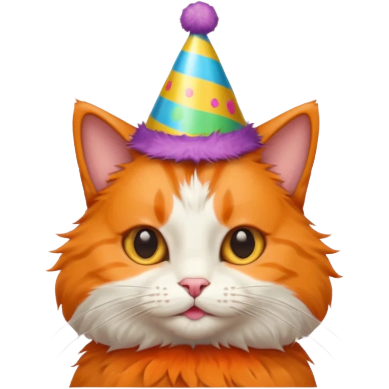 cat with party hats emoji