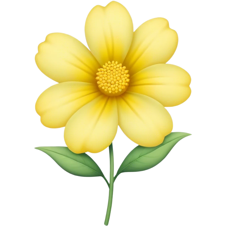 pastel yellow flower emoji