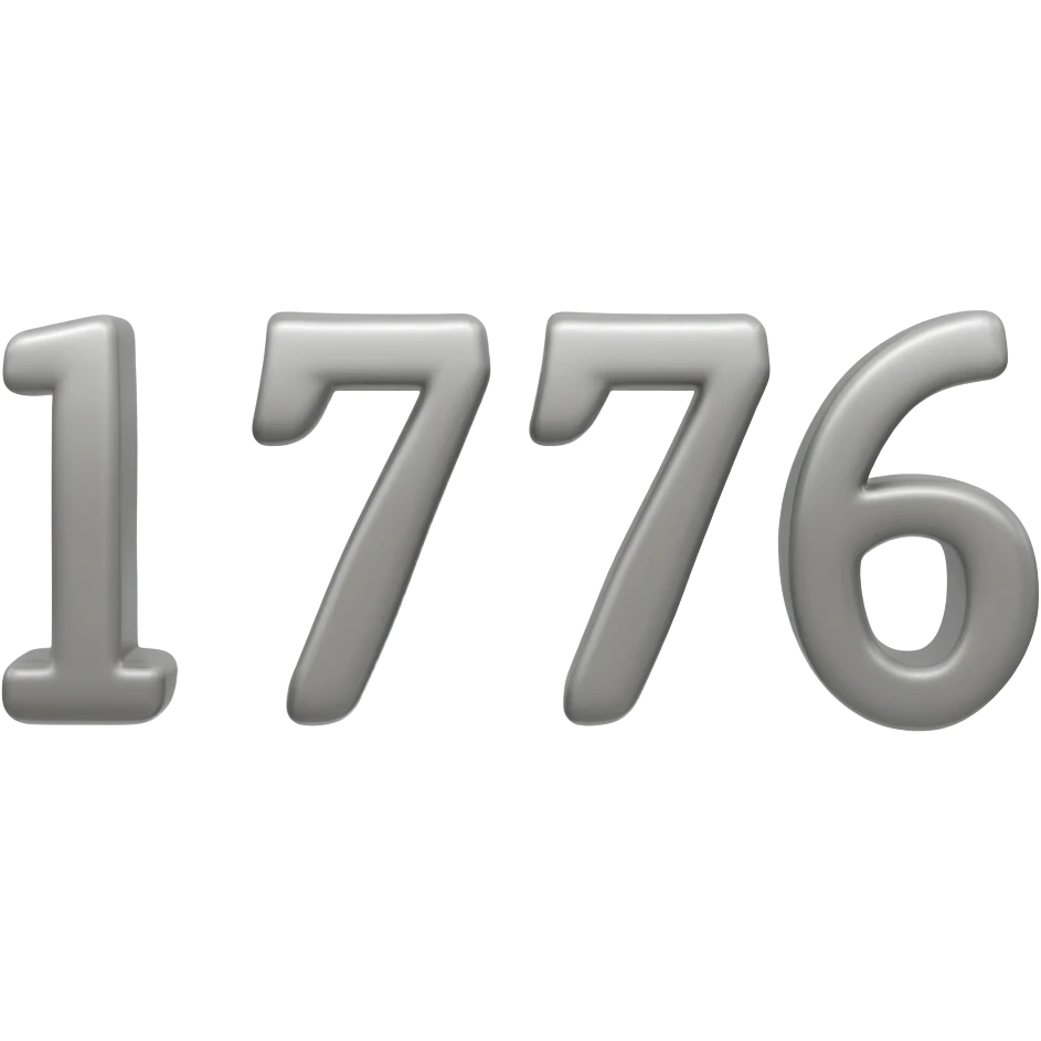 USA 1776 emoji