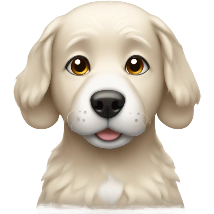 A cozy dog emoji