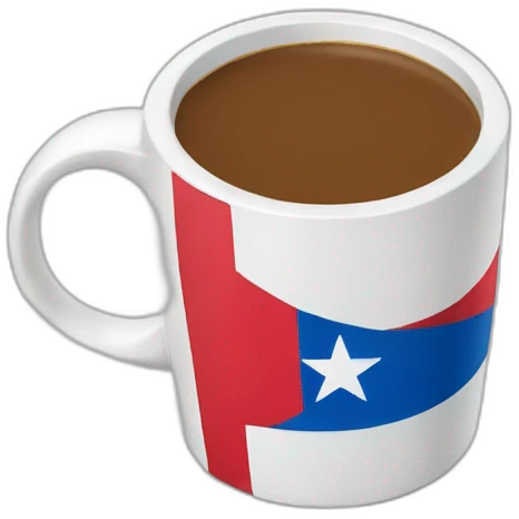 Puerto Rico coffe cup emoji