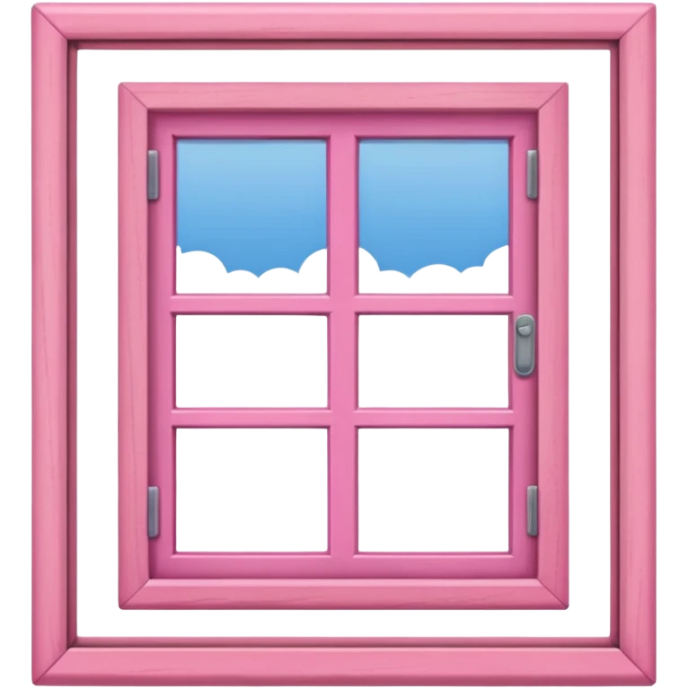 pink window emoji