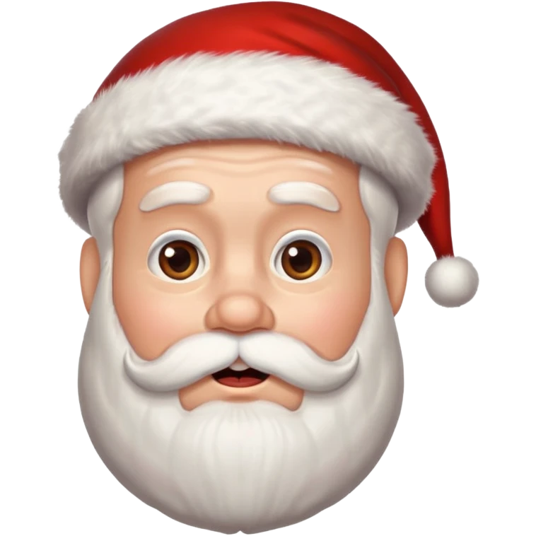 papai noel surpreso emoji