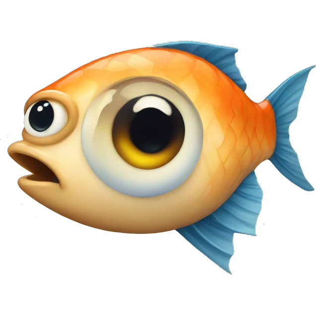 A fish that rolled its eyes 🐟 emoji