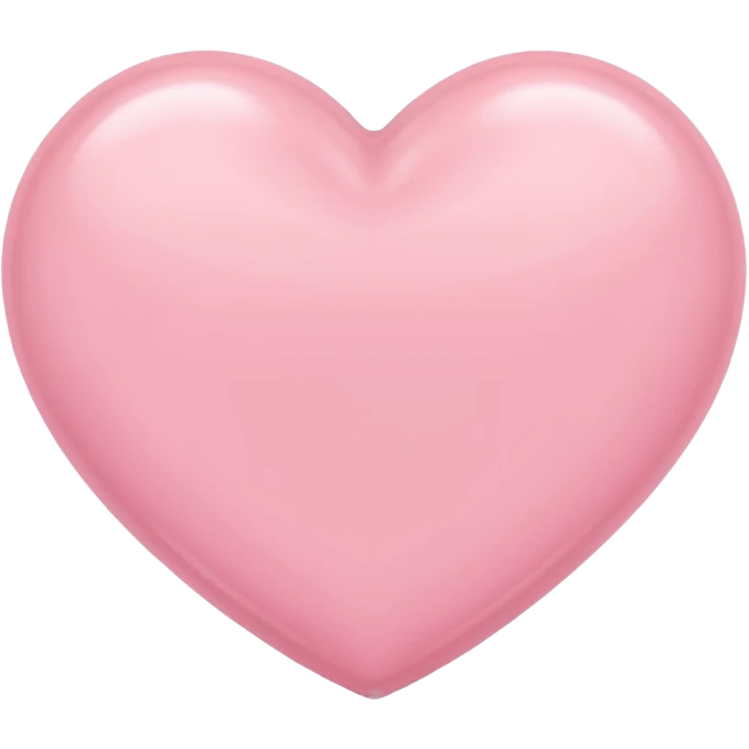 Light Pink heart emoji