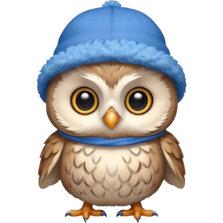 blue hats, baby owl emoji