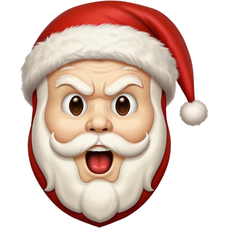 scream mask santa emoji
