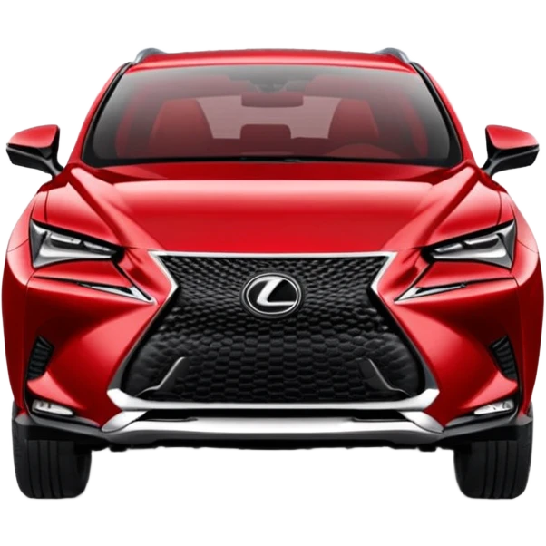Red 2022 Lexus NX f-sport emoji