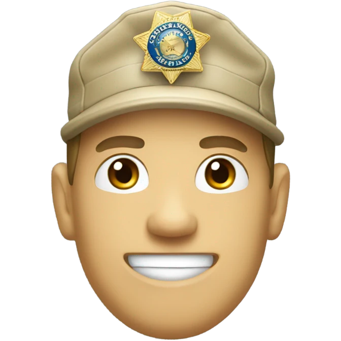 Deputy badge with badge number 540 emoji