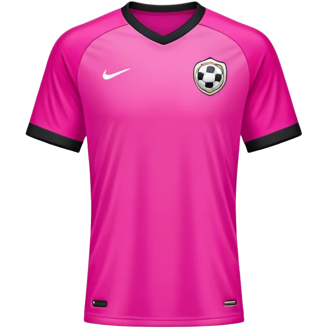 Pink Soccer Jersey emoji