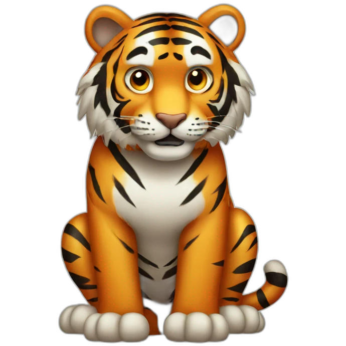 Tiger Full Body emoji