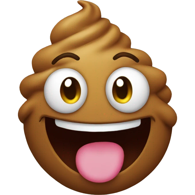 Laughing poop emoji emoji