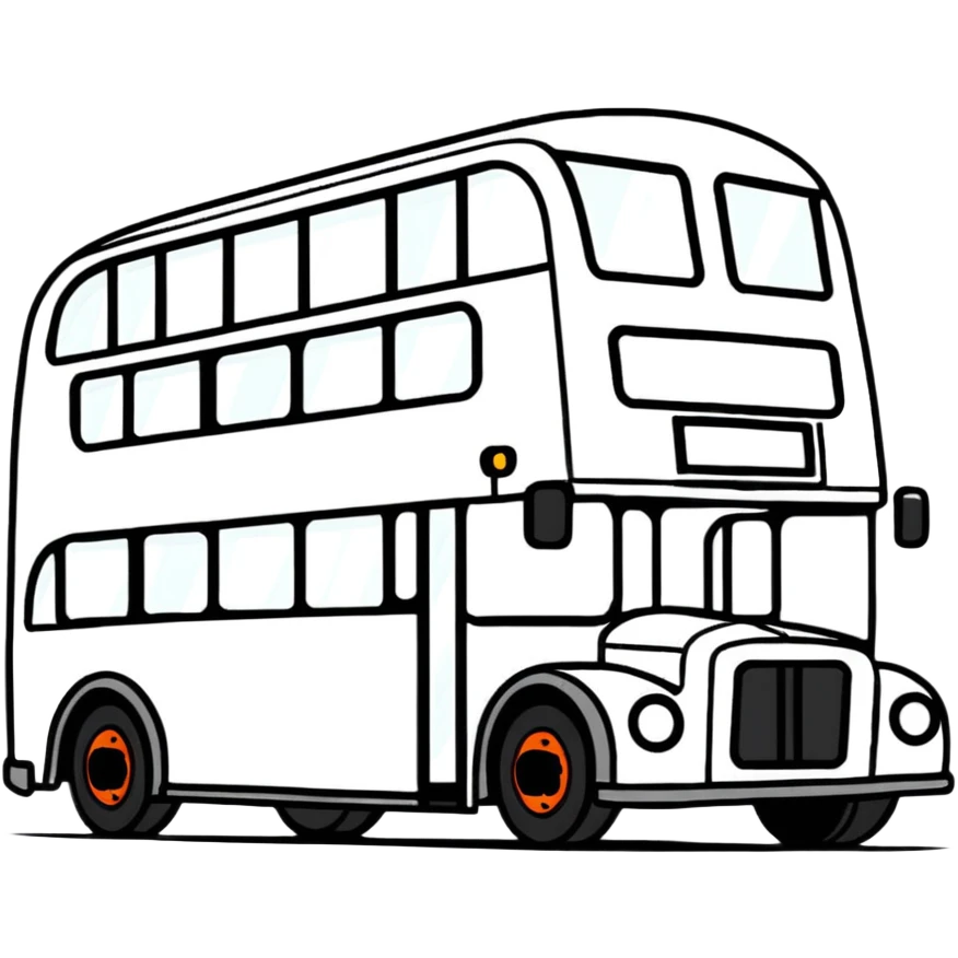 double decker bus emoji