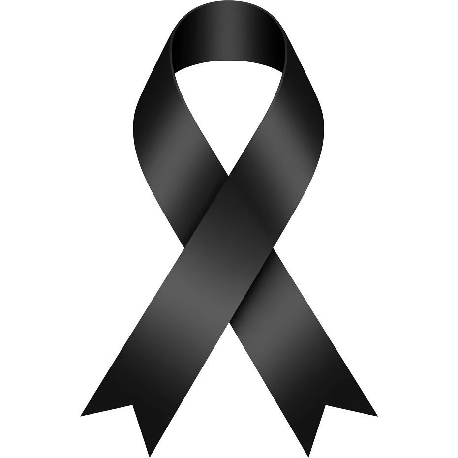 Siyah yas kurdalesi emoji