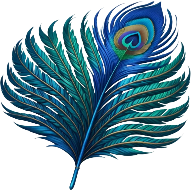 peacock feather emoji