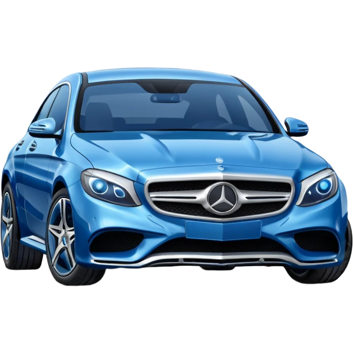 blue mercedes emoji