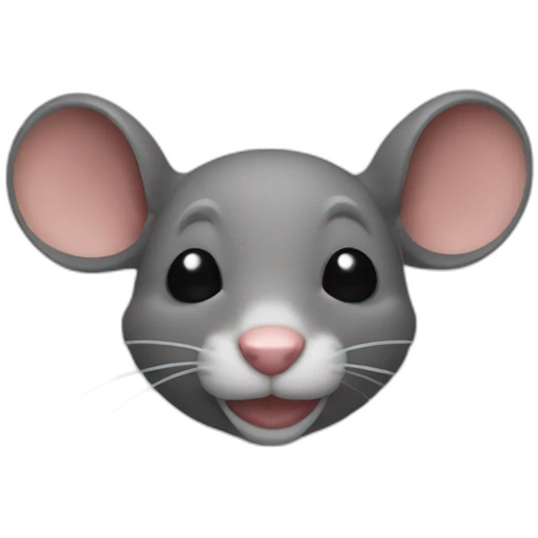 un rat qui jour a la PS4 emoji