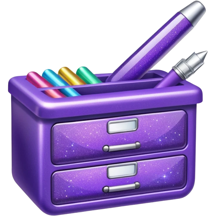 Purple Glitter administrator tools emoji