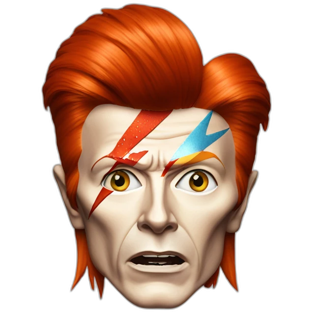 david bowie aladdin sane emoji