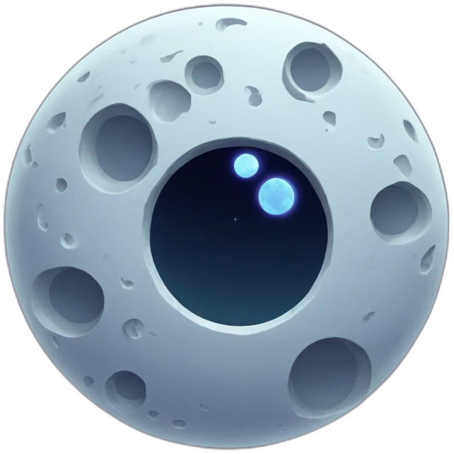 The moon from the shrapnel video game logo emoji