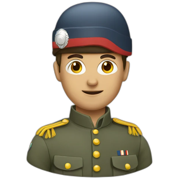 French army soldier emoji
