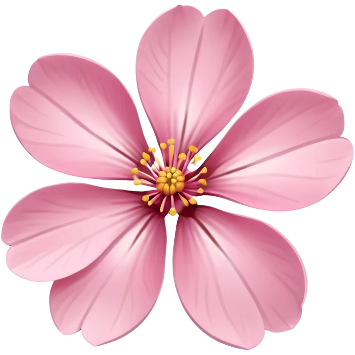 Pink pastel Sakura flower emoji