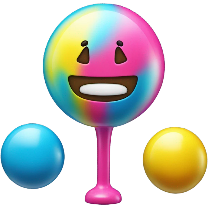 Chewing gum ball  emoji