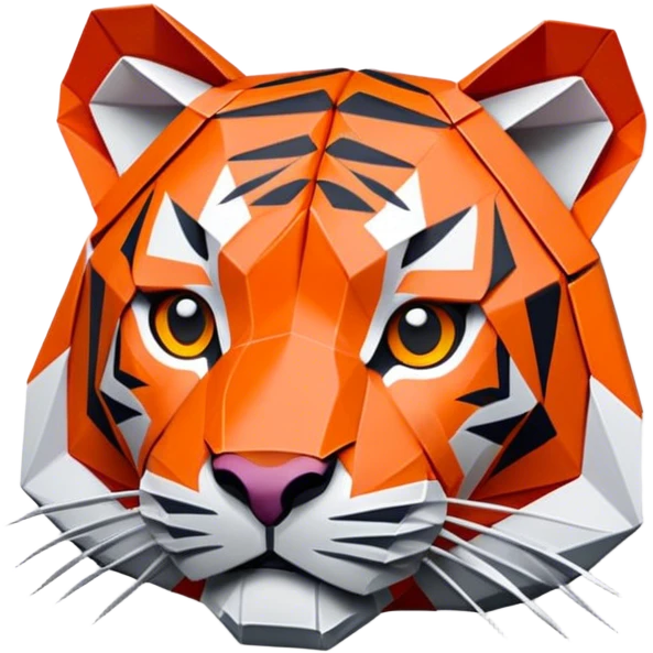 origami tiger emoji