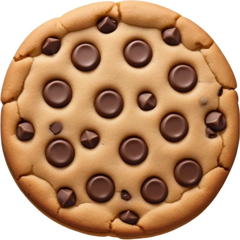 Chocolate chip cookie emoji