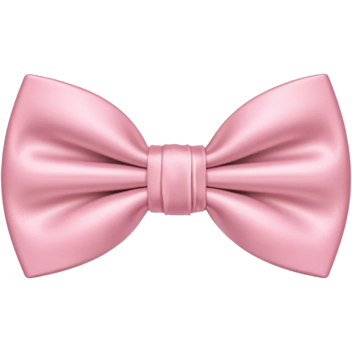 Pastel pink bowtie  emoji