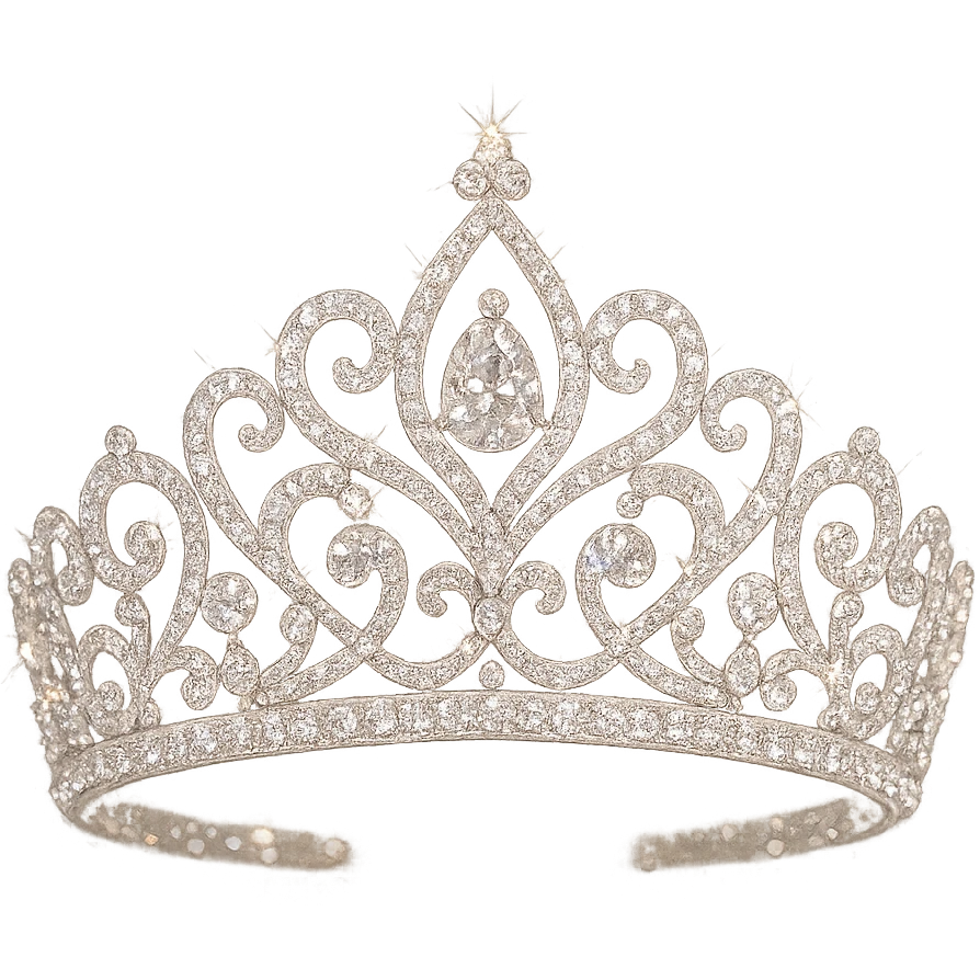 girly sparkling tiara, shiny, no background emoji