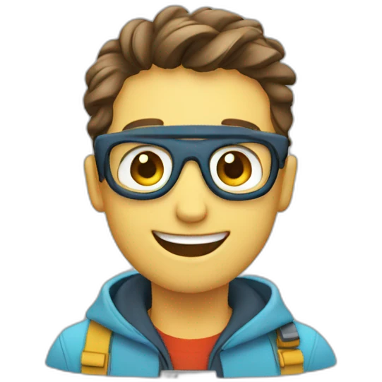 happy coder emoji