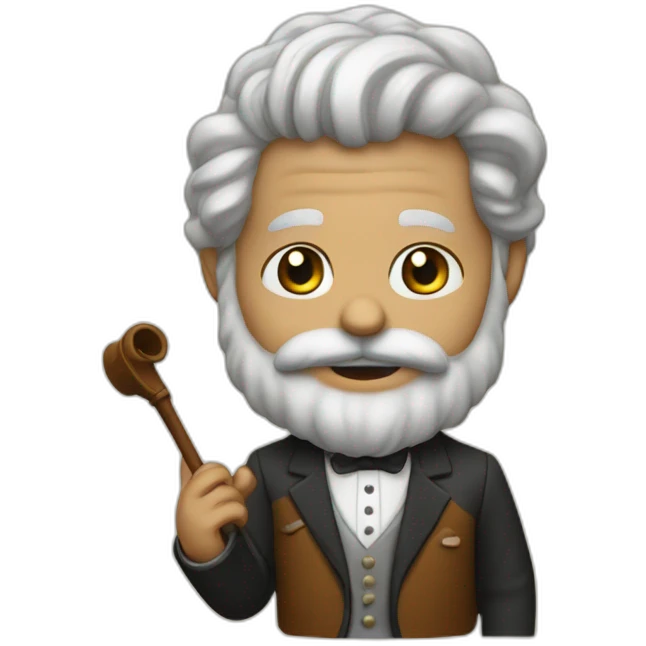 maestro con una pizarra emoji