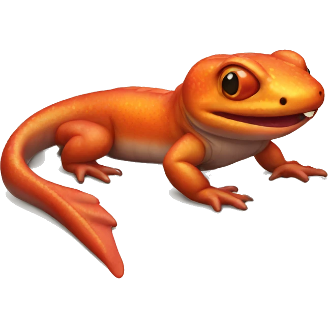 Volcano salamander facing forward emoji